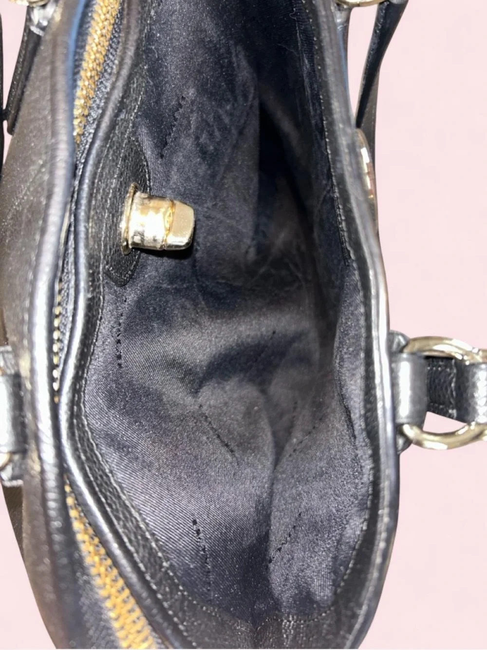 Coach Prince Street Satchel - Black Pebbled Leather 36542